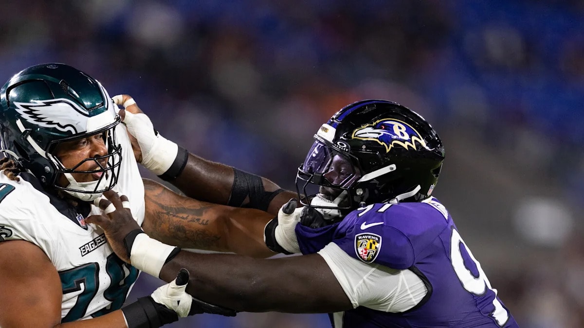 Ravens agree to send DL C.J. Okoye to the Giants for a 2028 seventh-round pick