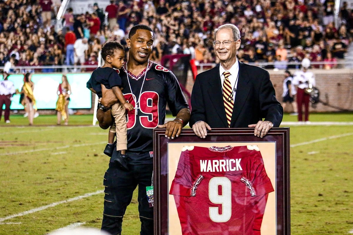 Peter Warrick Returns to Doak Campbell Stadium for Florida State’s Hall of Fame On-Campus Salute
