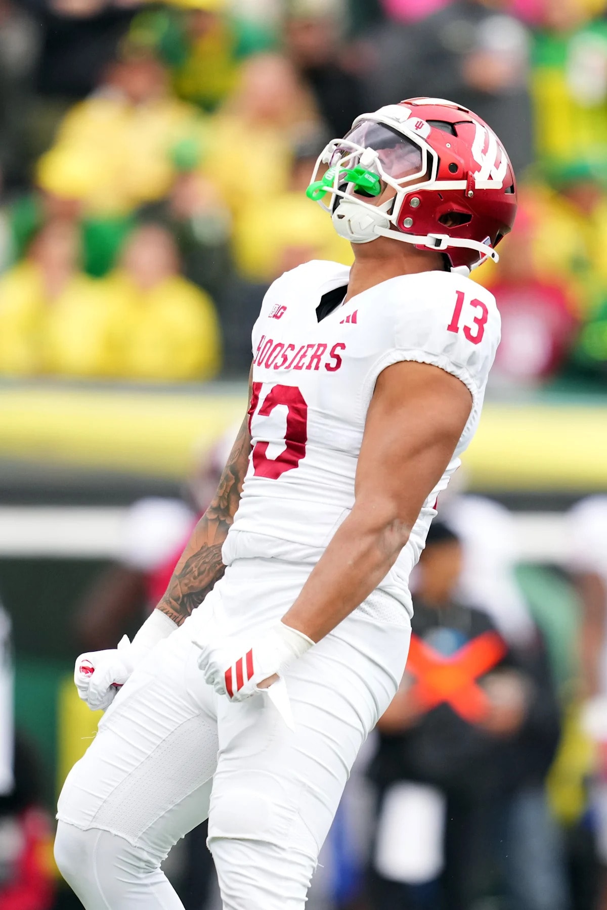 Indiana welcomes back linebacker Kellan Wyatt, a versatile fifth-year defender awaiting full health