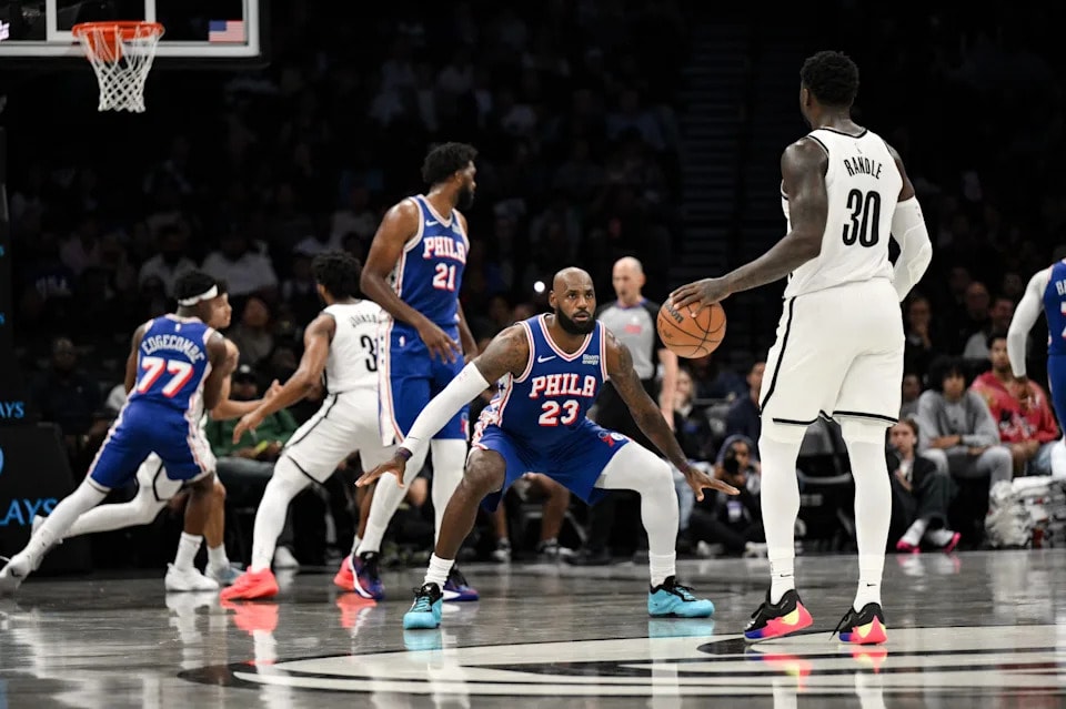 LeBron James and Jaylen Brown debut for the 76ers in preseason, but the real test is what carries over