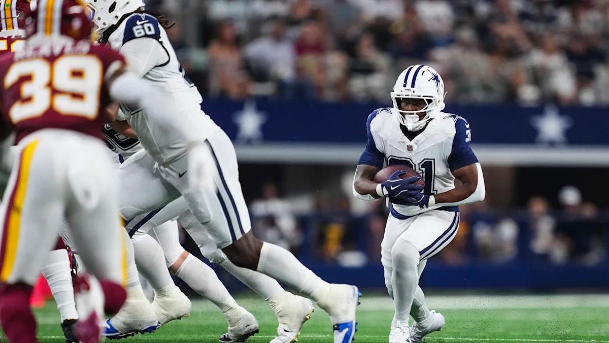 Cowboys waive RB Emeri Demercado after activating Tyler Smith from injured reserve