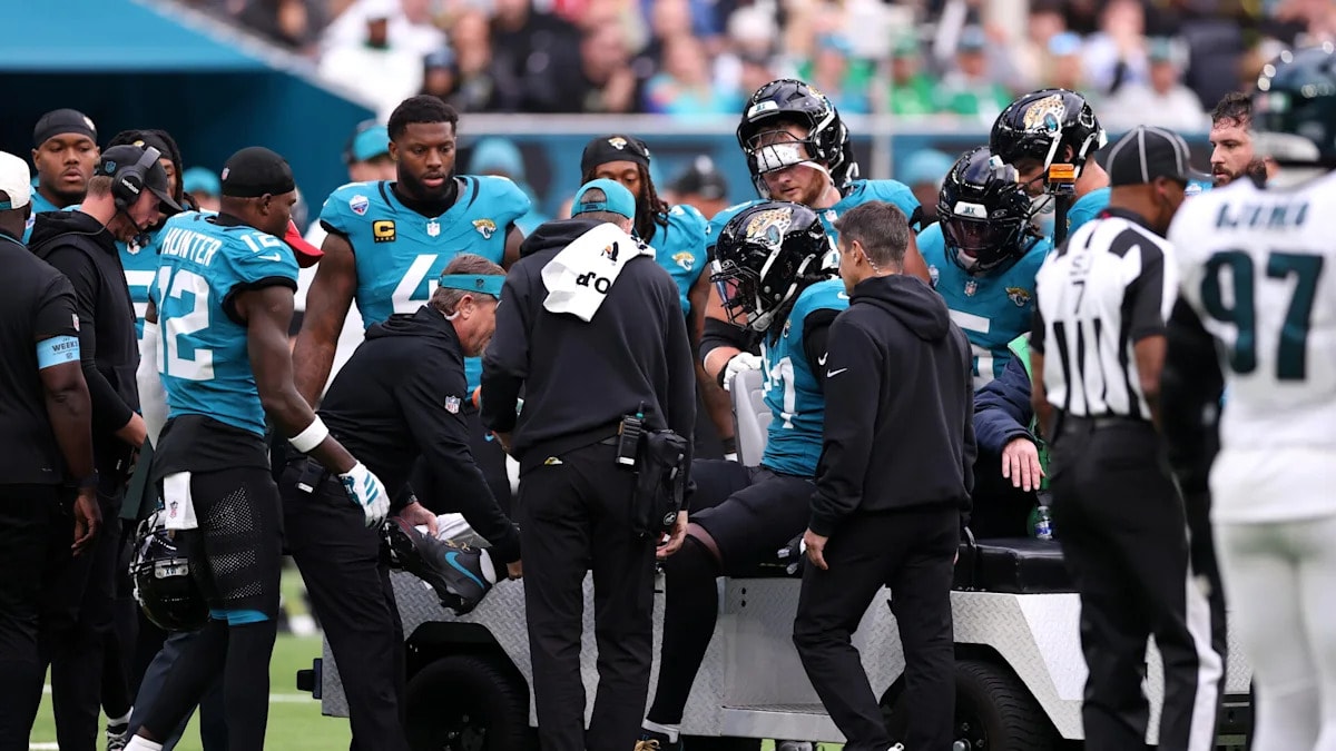 Jaguars left tackle Anton Harrison set for knee arthroscopic surgery, expected to miss Week 6 vs. Texans
