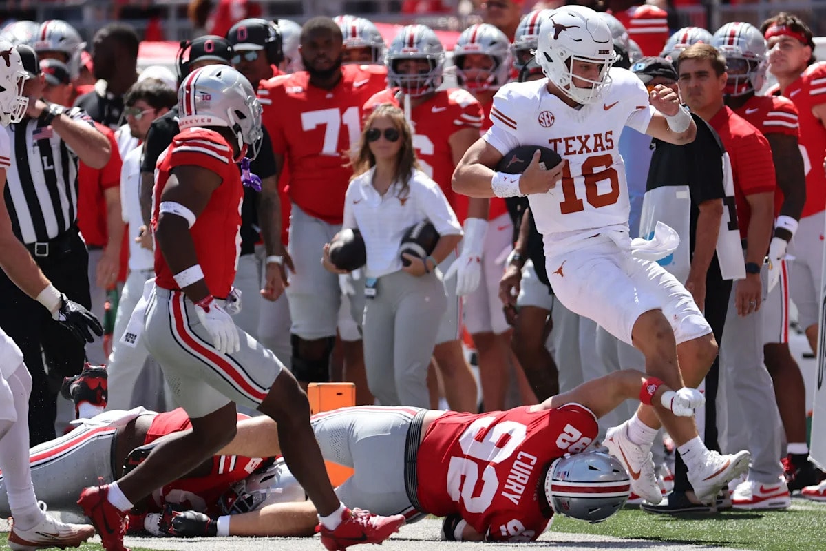Texas football lands in half of USA TODAY Sports’ Top 10 biggest games for 2026