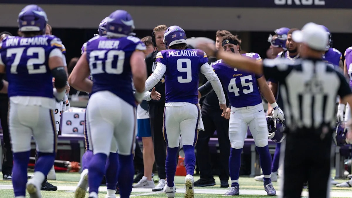 J.J. McCarthy sits out Vikings’ preseason finale with ankle injury, narrowing backup QB competition