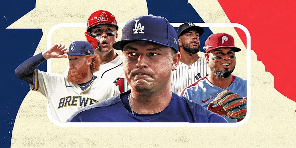Brewers vault to No. 1 in latest MLB power rankings as Dodgers slip to No. 3