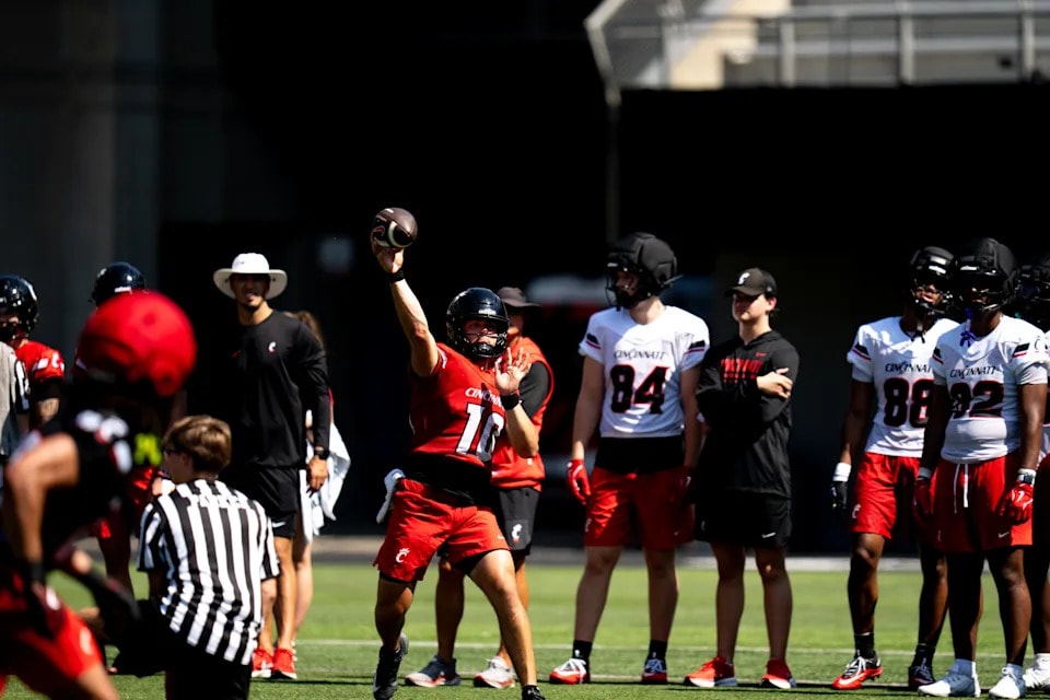 UC Bearcats football turns to final camp push after weekend scrimmage, depth-chart focus shifts ahead of classes