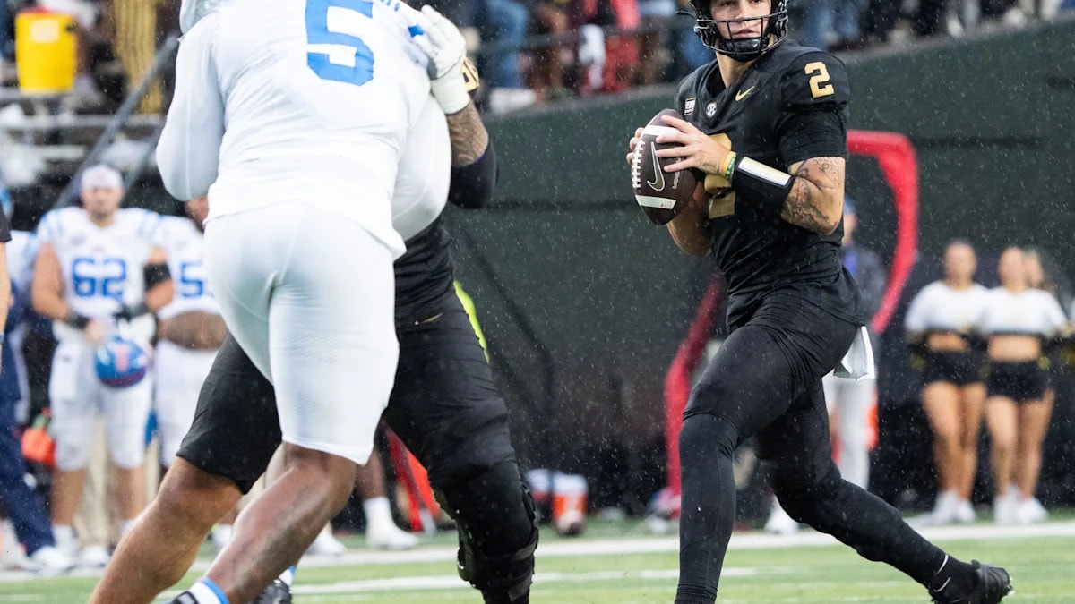 Grading Vanderbilt freshman QB Jared Curtis after Ole Miss blowout: What worked, what didn’t, and what comes next
