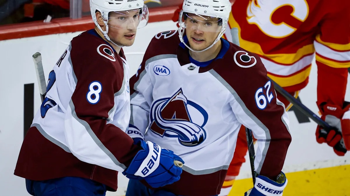 Cale Makar’s two-goal, one-assist night powers Avalanche past winless Flames, 7-3