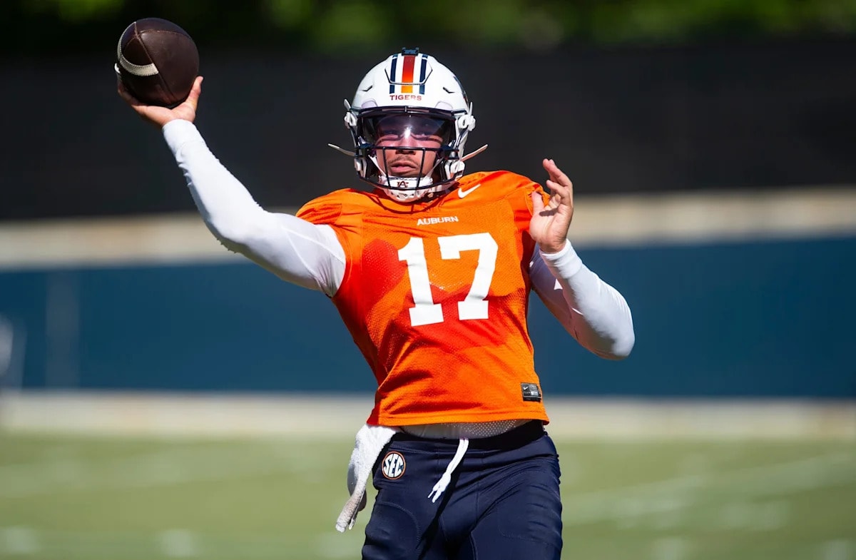 Josh Pate slots Auburn QB Byrum Brown at No. 9 in his SEC quarterback rankings