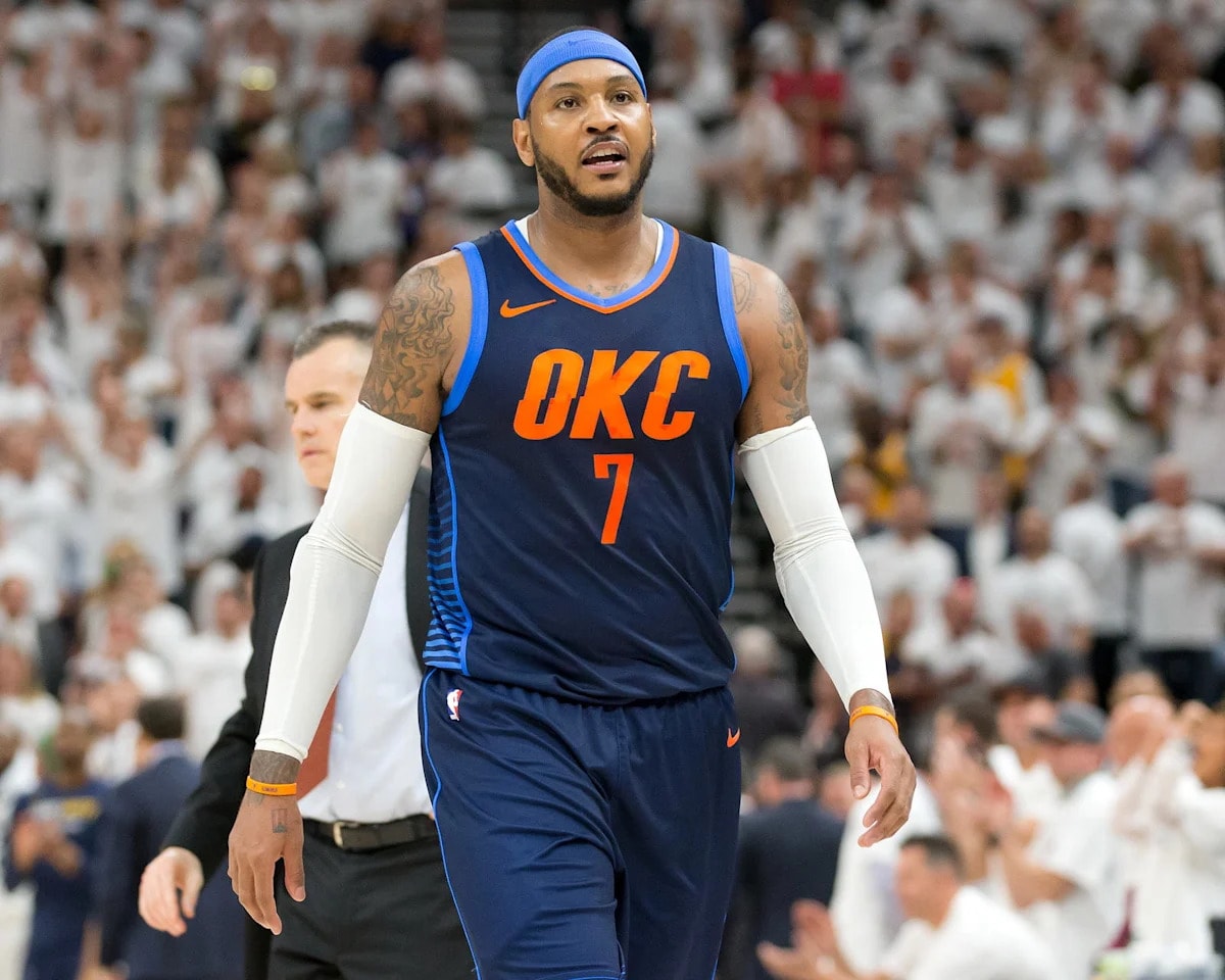 Carmelo Anthony revisits his Oklahoma City exit, describing contract sacrifice and “whispers” that derailed a stay with Westbrook and Paul George