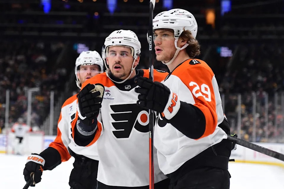 Bruins’ 5-1 statement leave Flyers winless and scrambling for answers