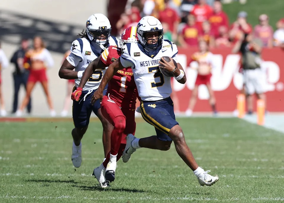 West Virginia’s Cam Cook tops Big 12 rushing list after Week 6, while Michael Hawkins Jr. leads TDs