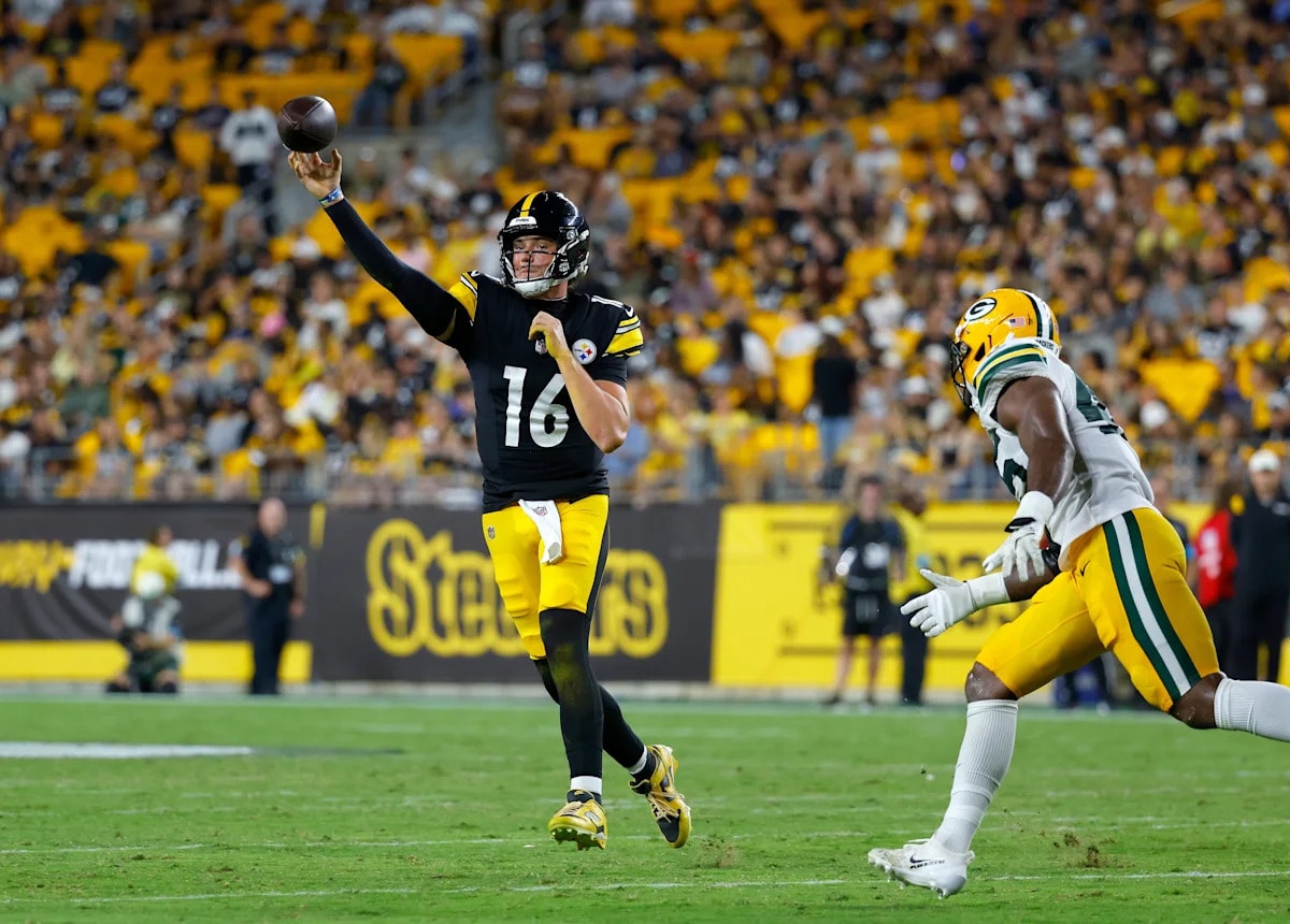 Steelers-Jets preseason matchup centers on quarterback pecking order and rising pressure in Pittsburgh