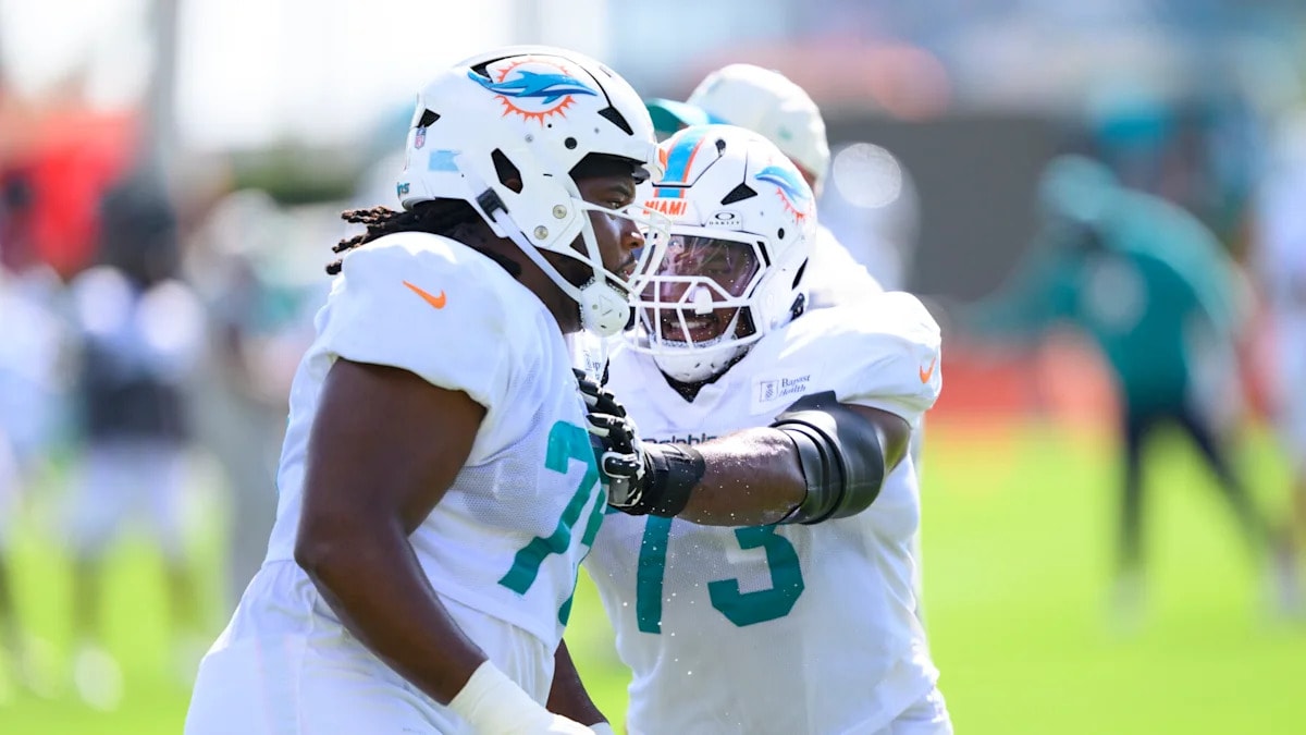 Austin Jackson and Jermaine Eluemunor removed from Dolphins-Giants joint practice after fights
