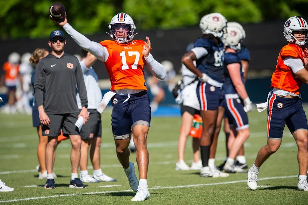 Byrum Brown’s Auburn quarterback payday: where the 2026 compensation estimate ranks among top college passers