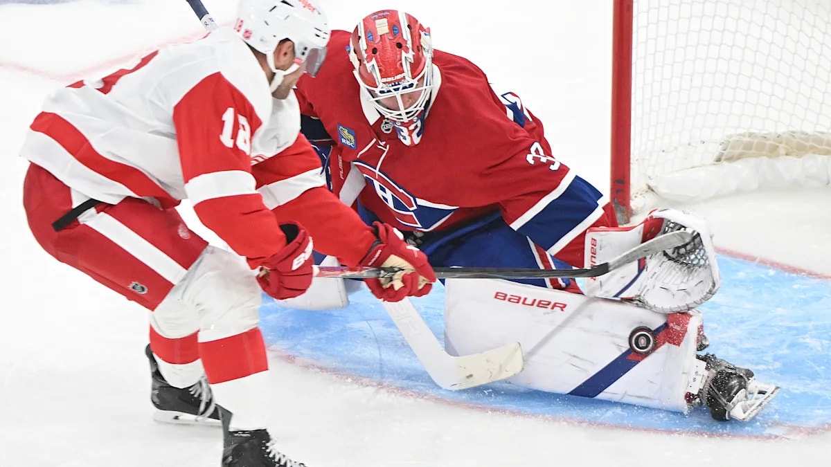 Bolduc scores in shootout as Canadiens hold off Red Wings 1-0