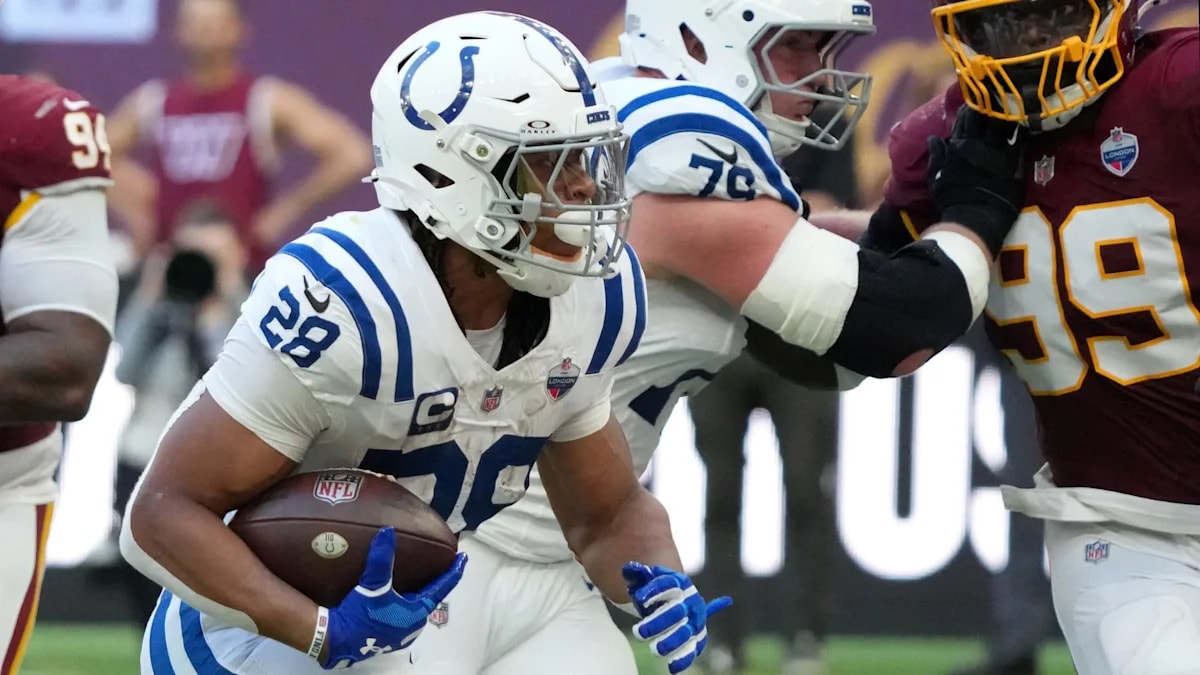 Jonathan Taylor returns to full practice for Colts after limited session