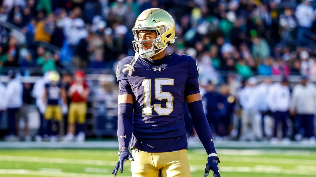 Notre Dame cornerback Leonard Moore lands on Jim Thorpe Award watch list