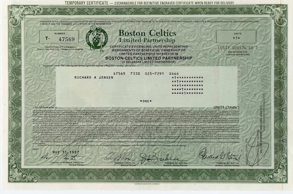 History Month reminder: how ownership stakes in the Celtics once extended to the New York Stock Exchange