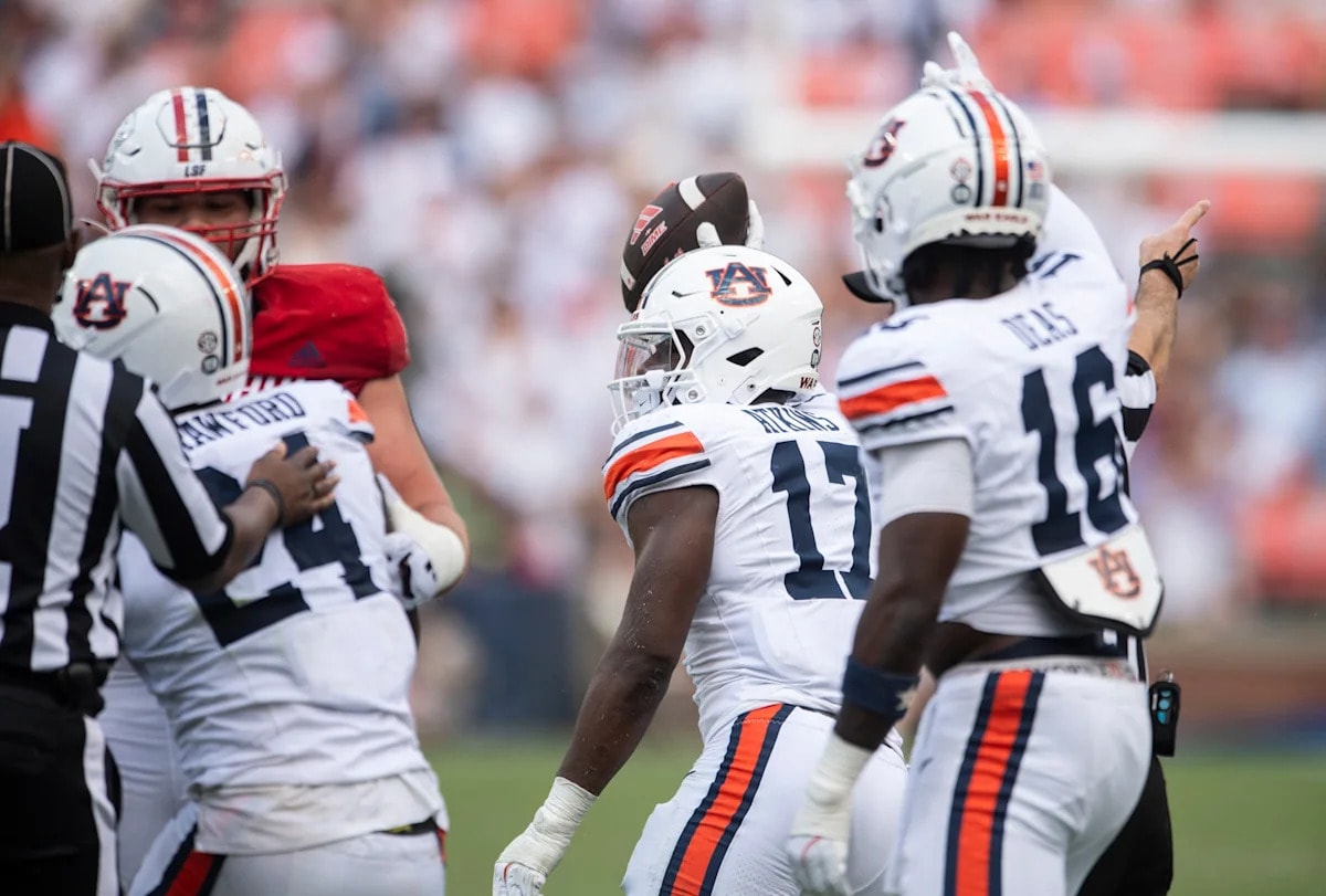 Auburn linebacker Xavier Atkins lands another preseason Bednarik Award watch-list nod