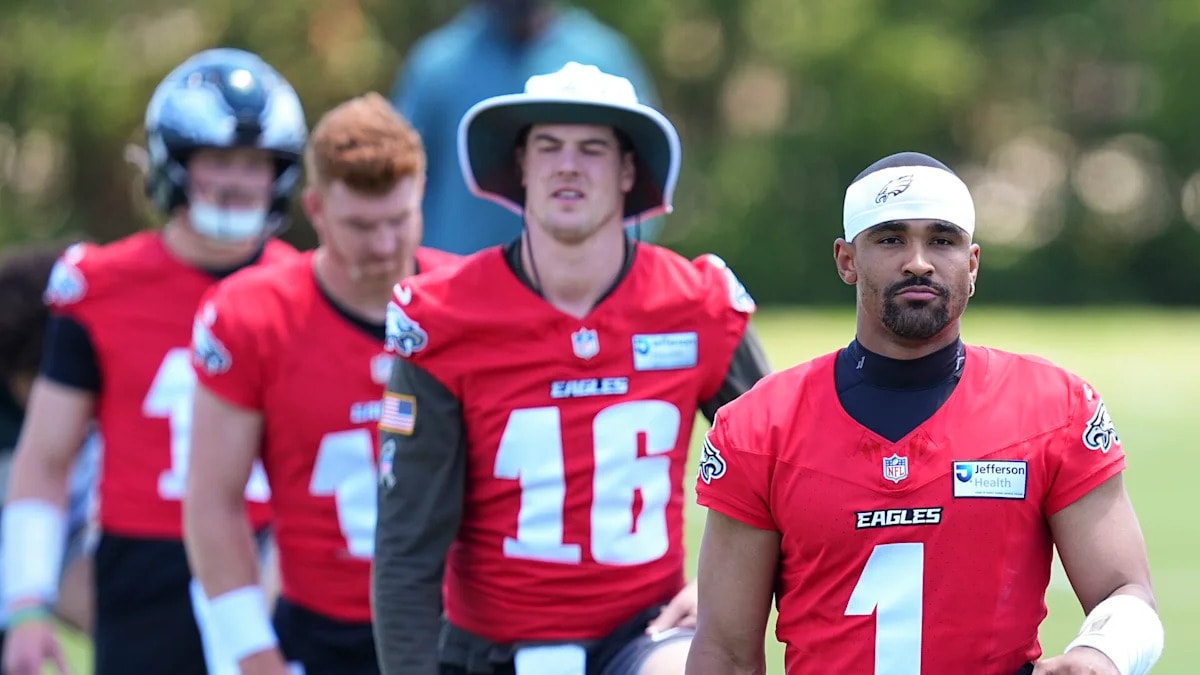 Nick Sirianni: Eagles QB2 job remains “a competition” between Andy Dalton and Tanner McKee