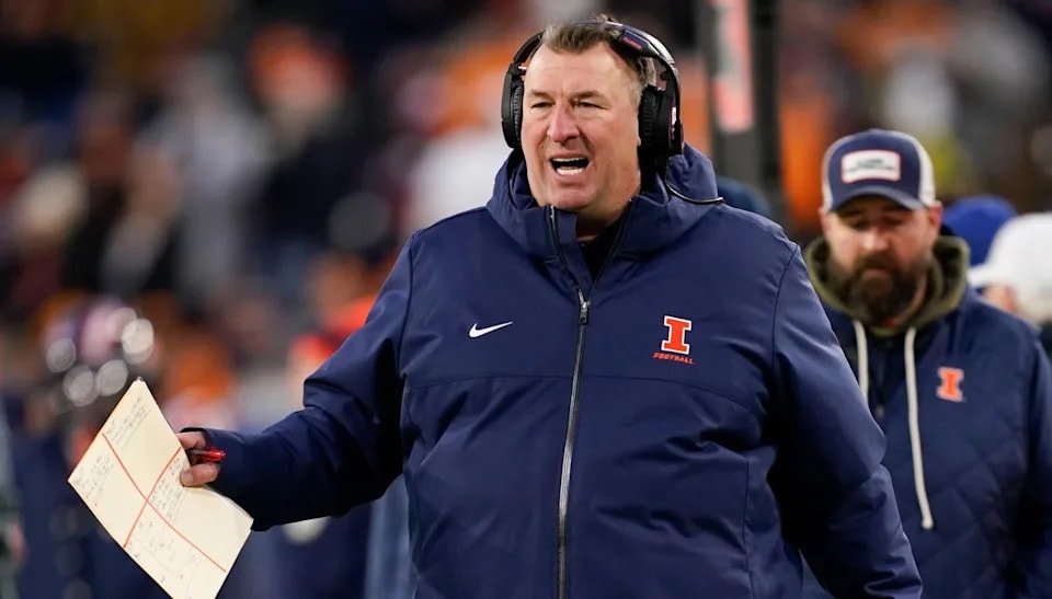 Bret Bielema Sounds Off After Illinois Players Miss a Preseason Award