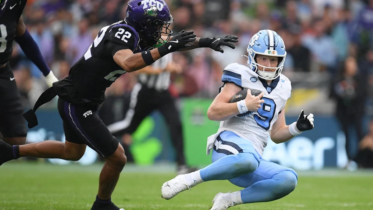 North Carolina starts Bill Belichick’s second season with 15-10 win over TCU in Ireland