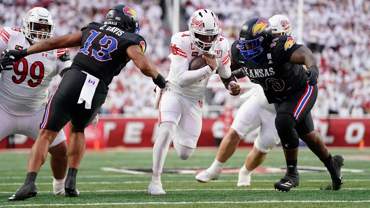 Utah rides explosive rushing to 41-24 win over Kansas, while passing-game and pass-rush questions linger