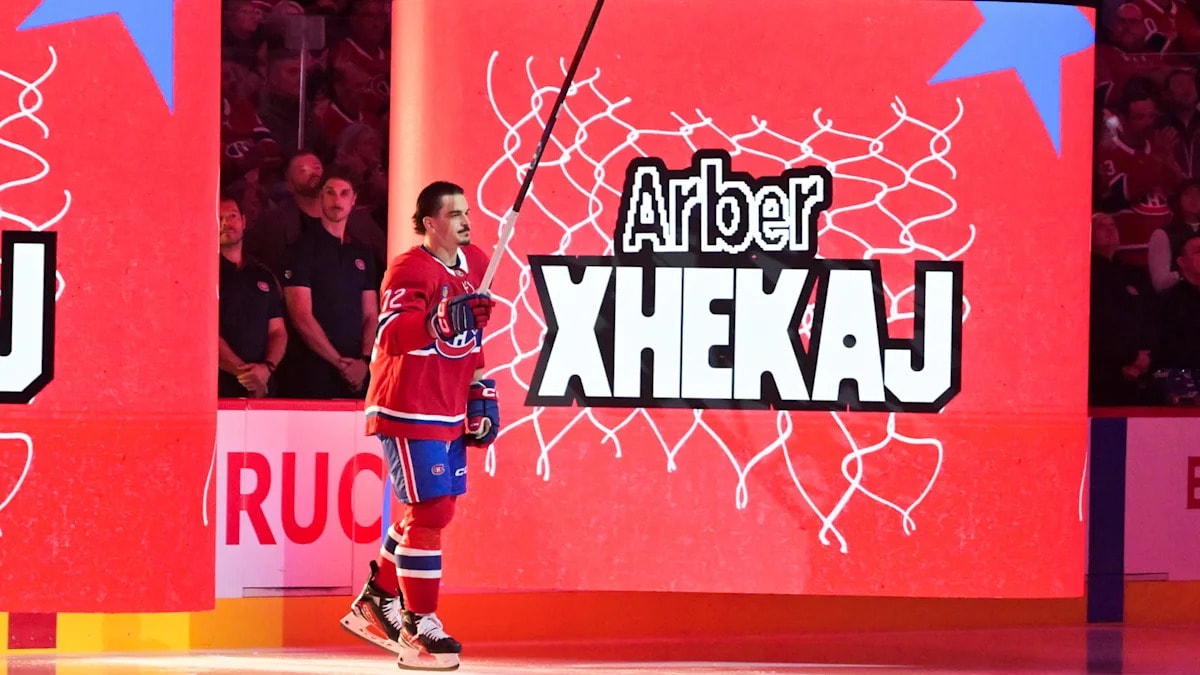 Canadiens move Jayden Struble out, leaving Arber Xhekaj in place on a crowded left side