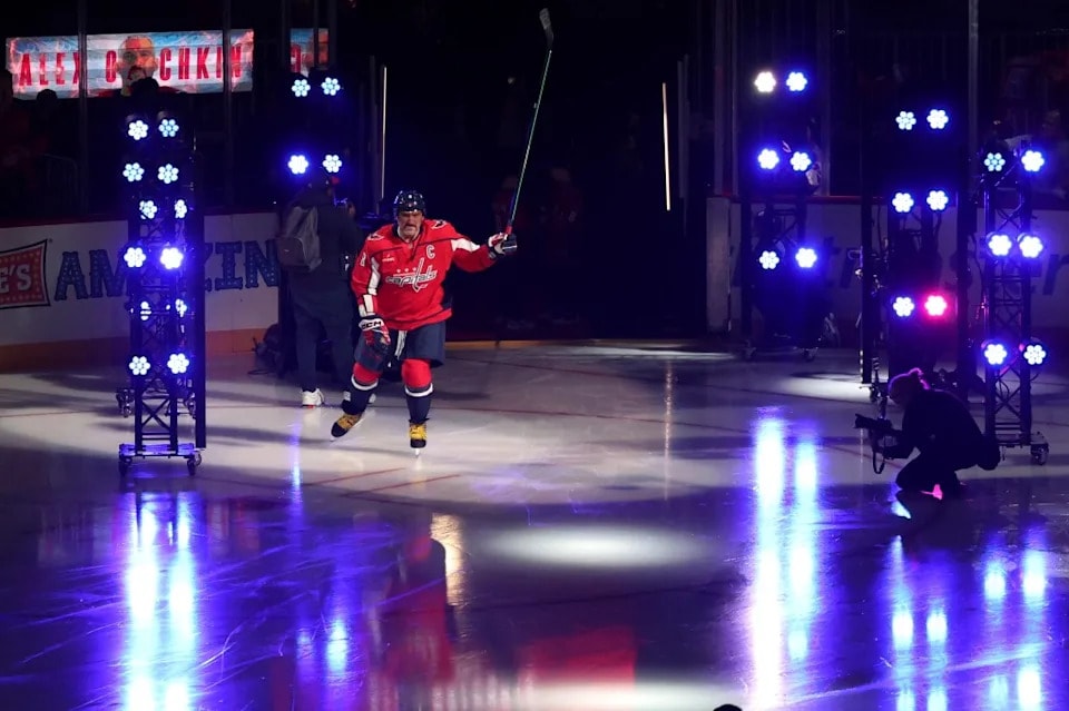 Ovechkin’s sons introduce Capitals captain at what he frames as the final home opener of his Hall of Fame career