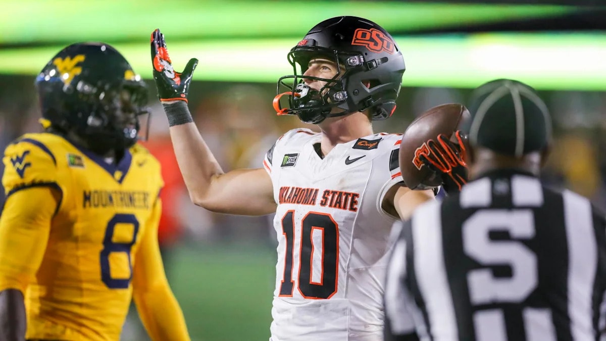 Wyatt Young expects to play as Oklahoma State unveils orange-black-orange look for Stripe the Stadium vs. UCF
