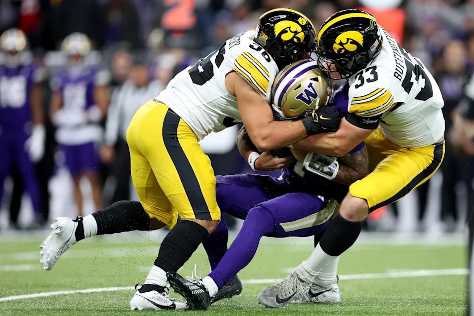Iowa rolls Washington, winning 41-24 after a lopsided first half