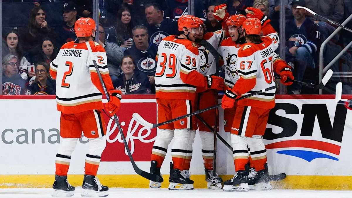 Ducks rebounded in Winnipeg behind Lukas Dostal’s efficiency, taking a 5-1 win to open their Canada swing