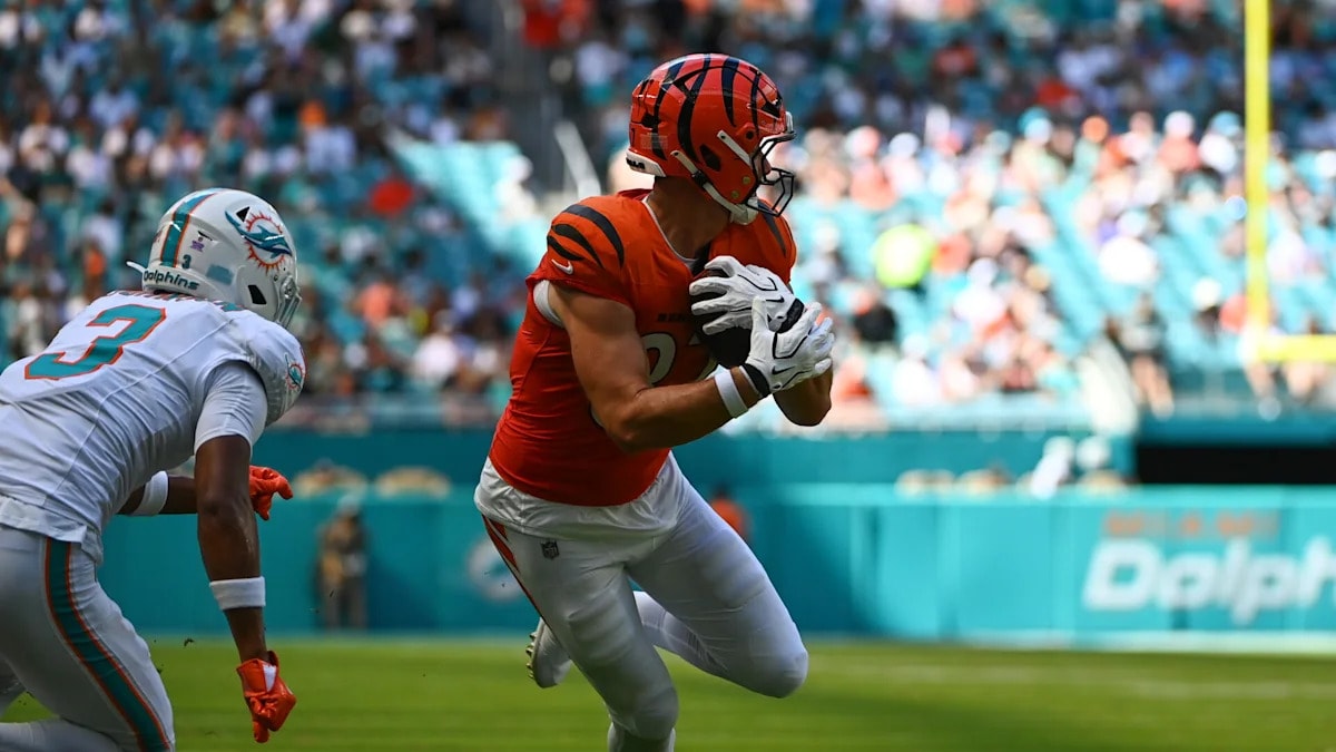 Bengals tight end Tanner Hudson out for season after torn pectoral