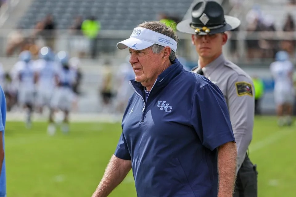 Bill Belichick arrives in Dublin with North Carolina as Aer Lingus College Football Classic approaches