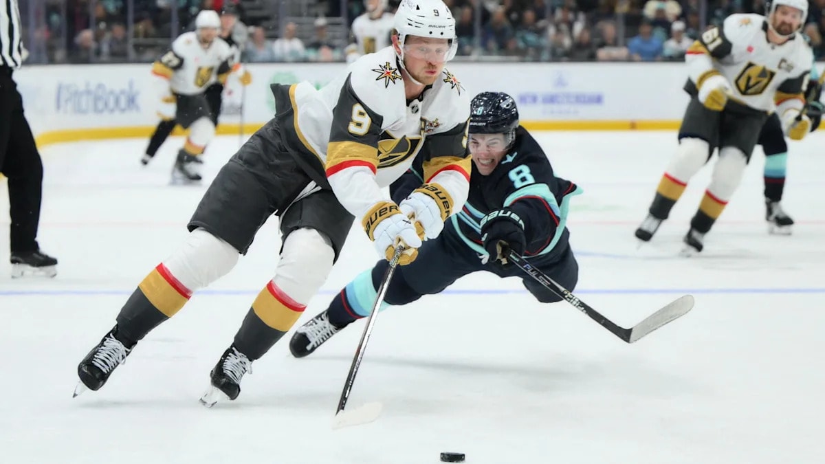 Tomas Hertl’s Five-Point Night Powers Golden Knights Past Kraken, 6-2