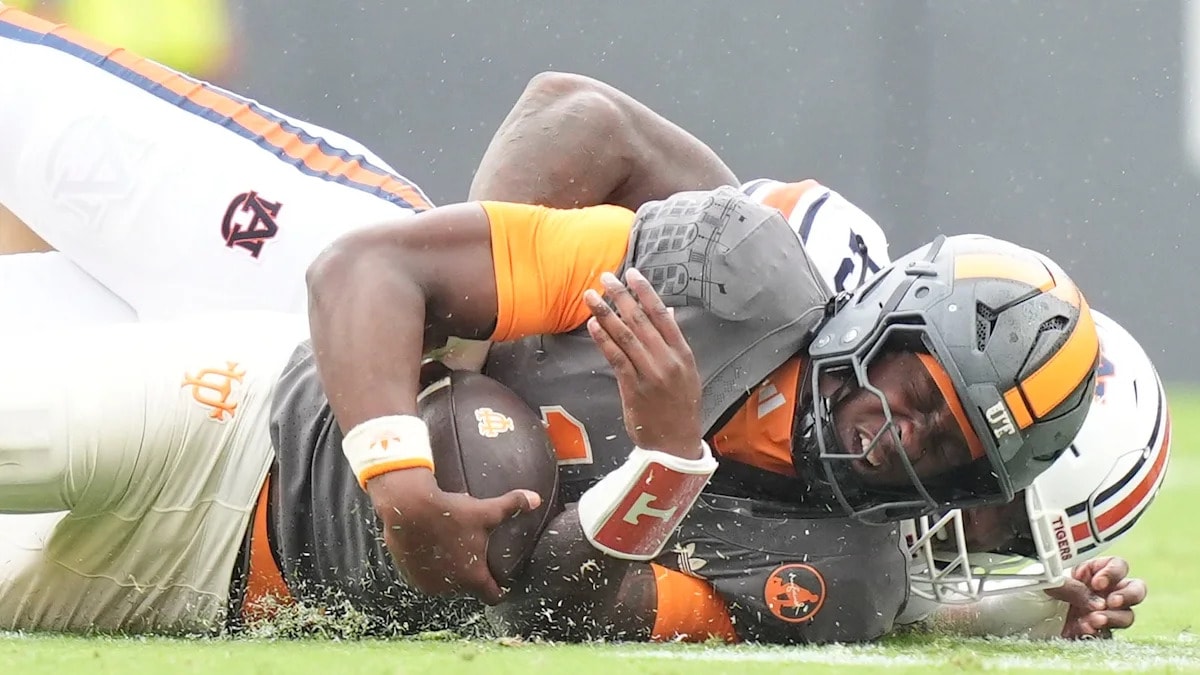 Tennessee keeps Faizon Brandon on SEC availability report as questionable for Arkansas game