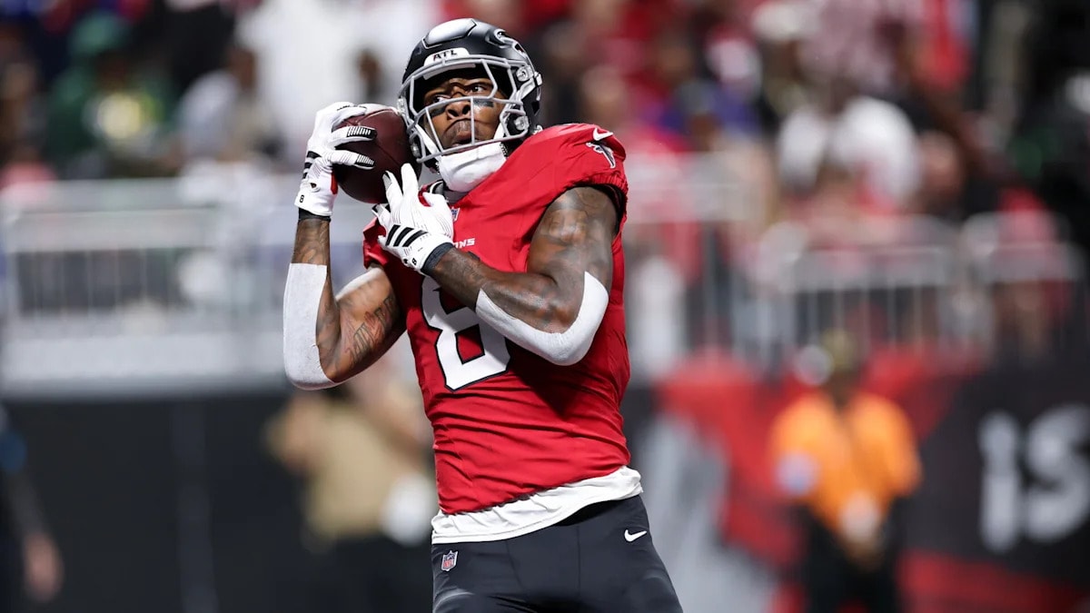 Falcons take a 14-9 halftime lead over Ravens on Sunday Night Football