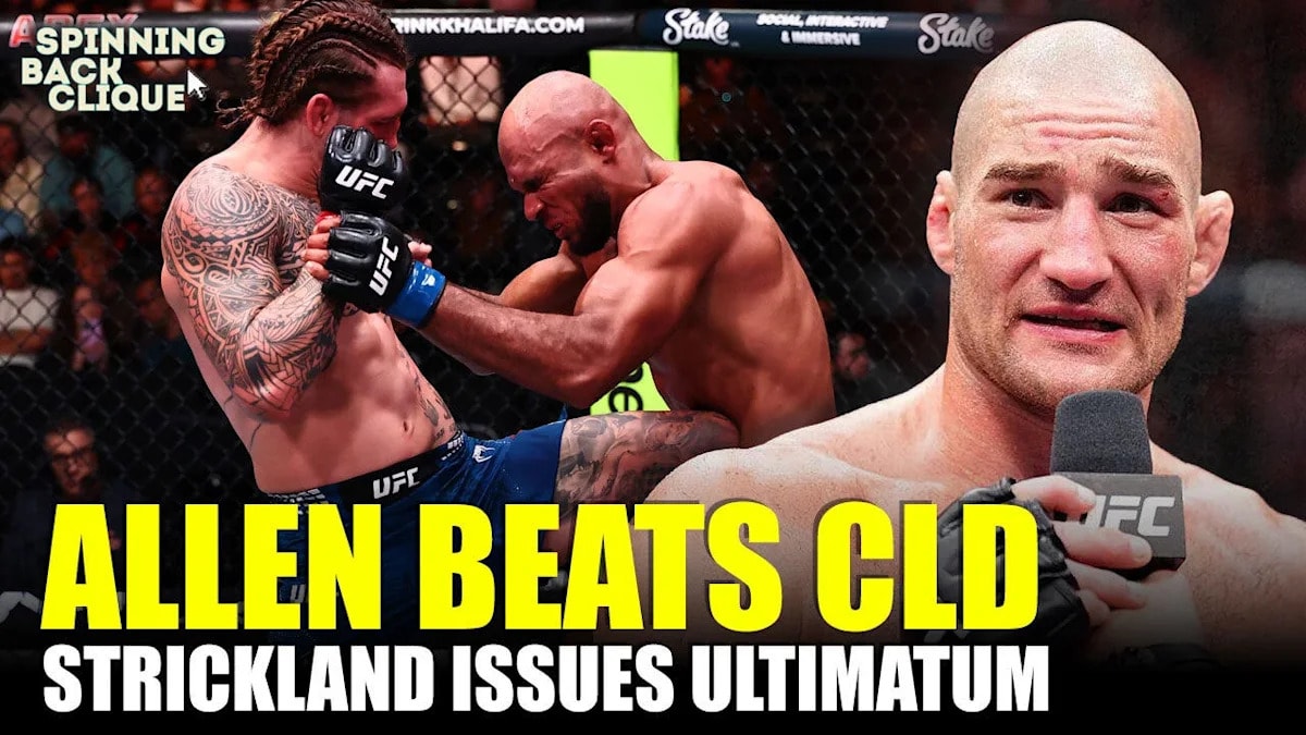 “Spinning Back Clique” podcast turns to UFC fighter-pay debate as Sean Strickland and Brendan Allen take center stage