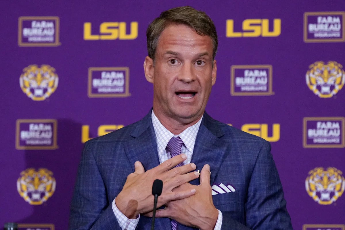 Lane Kiffin says LSU leaders helped him decide on adding former NFL players seeking a fifth year