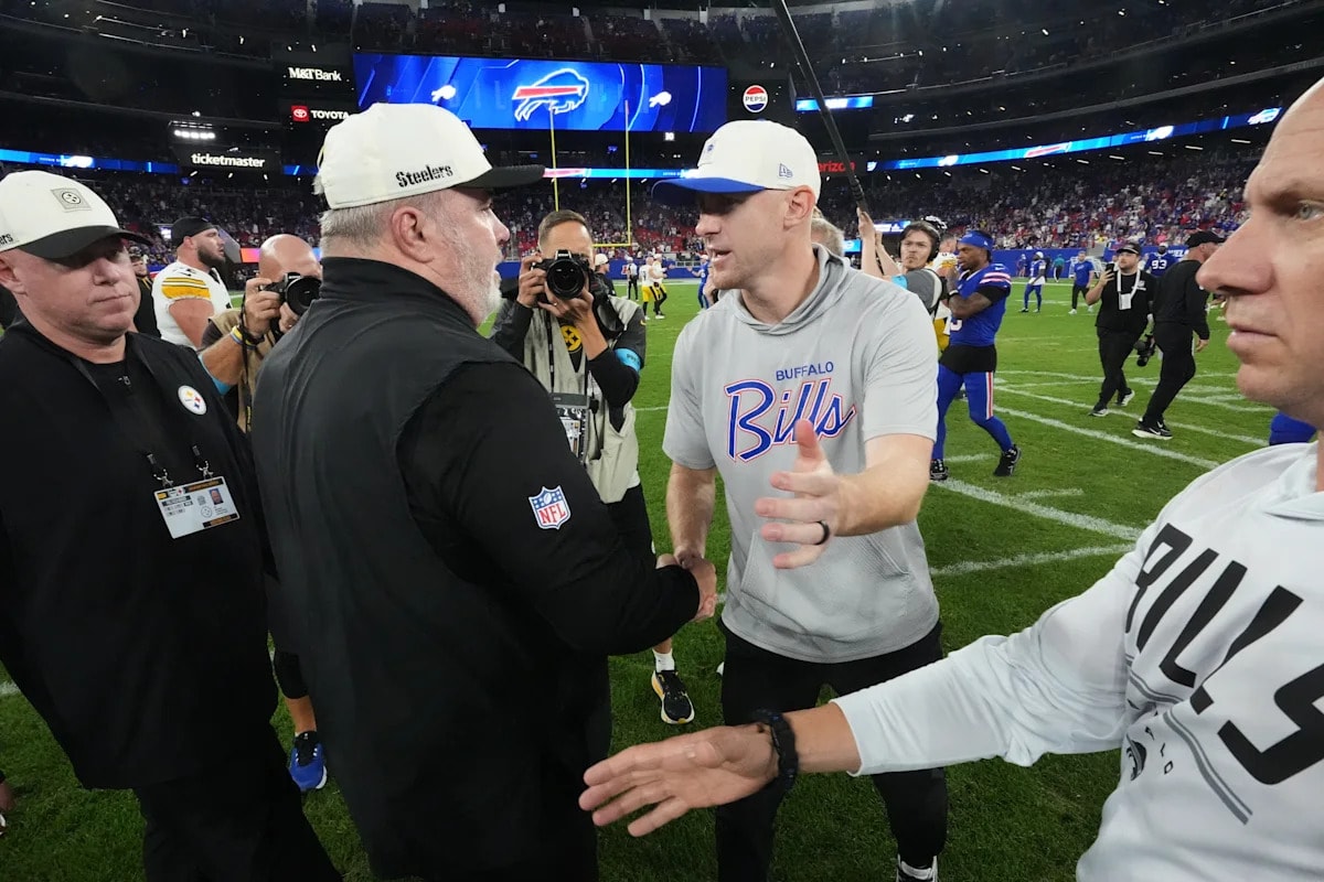 Bills edge Steelers 28-27 in preseason finale as Wheeler scores late and Allar’s final pass falls short