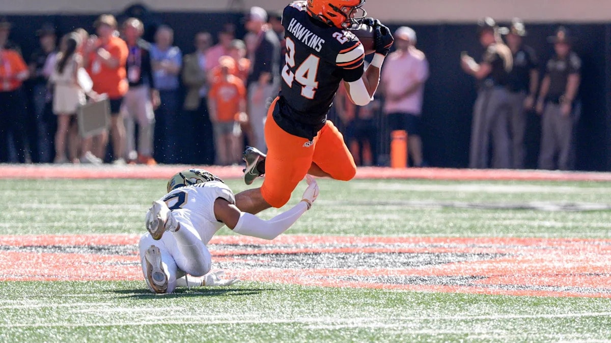 Eric Morris and Drew Mestemaker steadied Caleb Hawkins after an early fumble as Oklahoma State regrouped vs. UCF