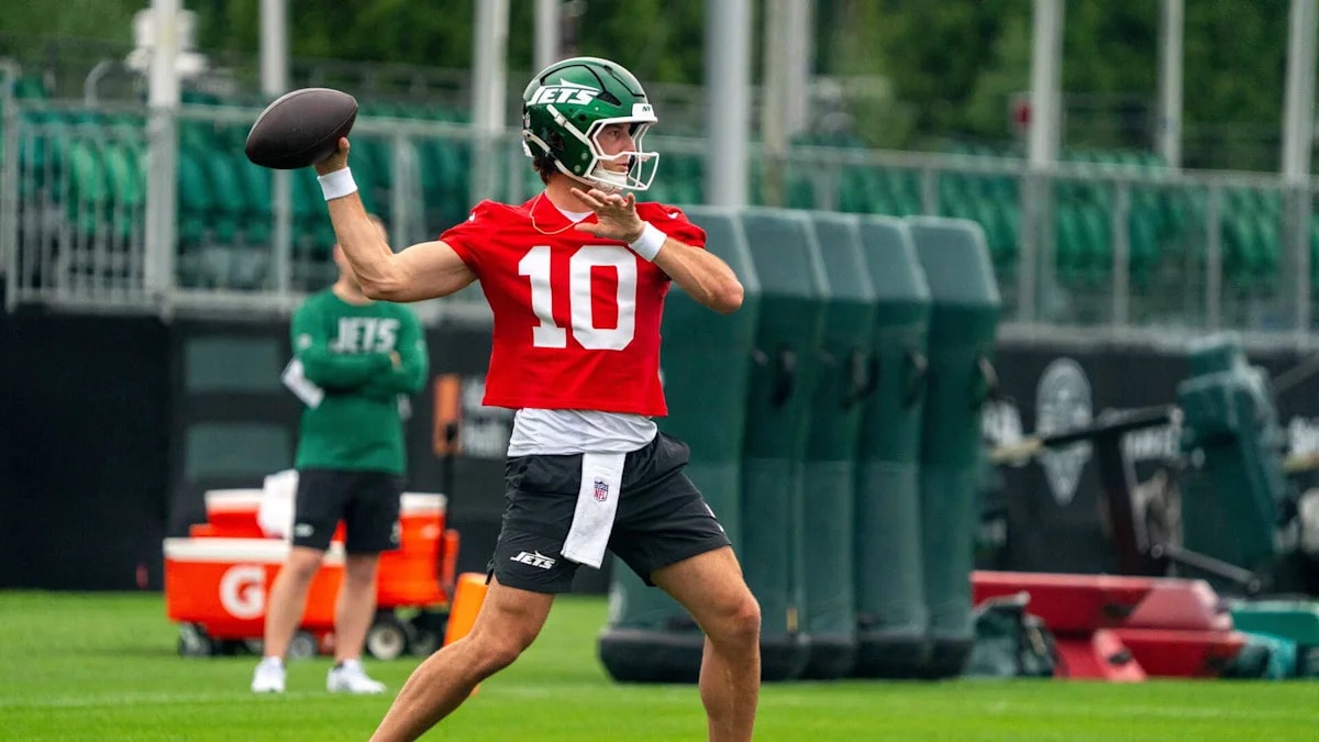 Jets rookie Cade Klubnik heads into his first NFL action with a clear goal: earn the No. 2 role