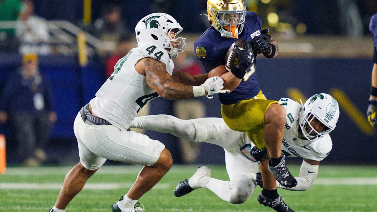 Notre Dame strikes early vs. Stanford as Nolan James scores first TD