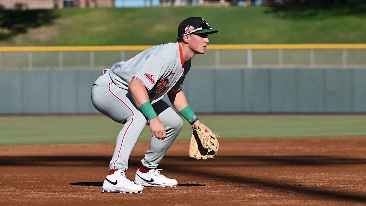 Aidan Miller headlines Phillies contingent as 10 farmhands continue in the Arizona Fall League