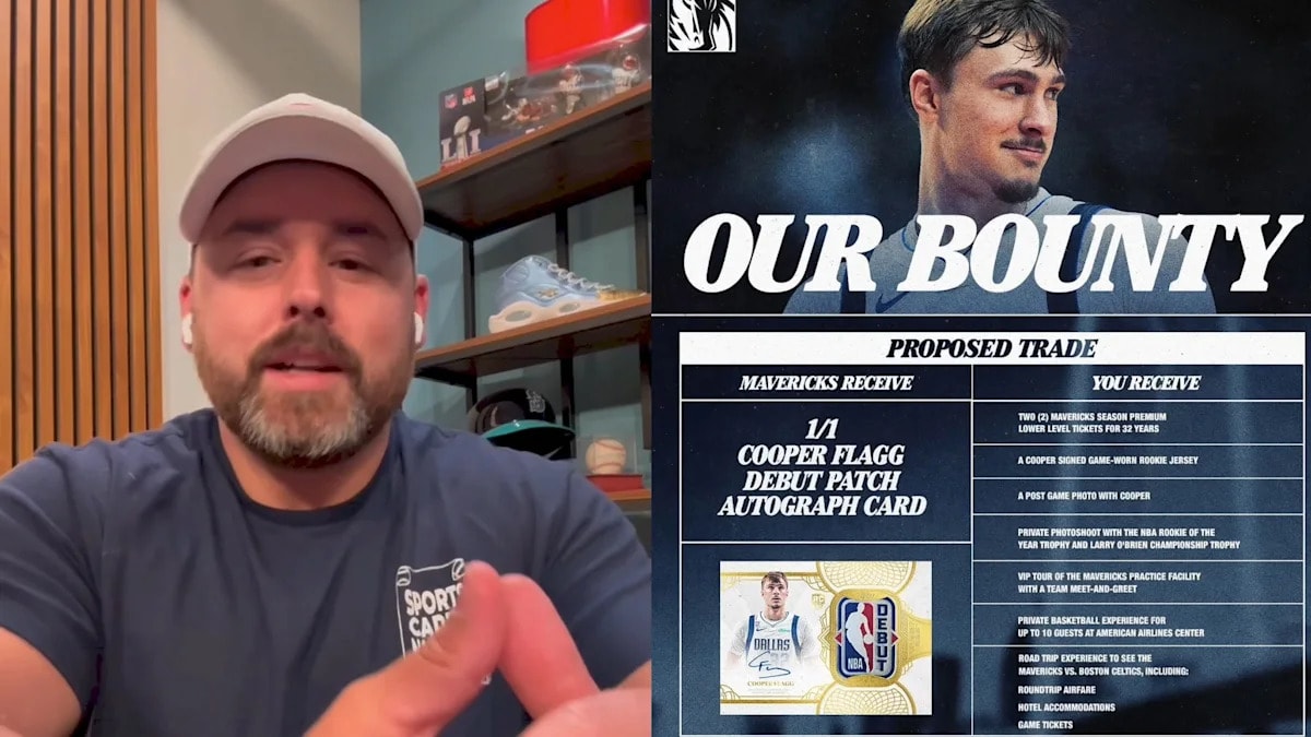 Cooper Flagg one-of-one card with a Dallas Mavericks bounty appears to have been pulled and then withdrawn from collectors’ reach