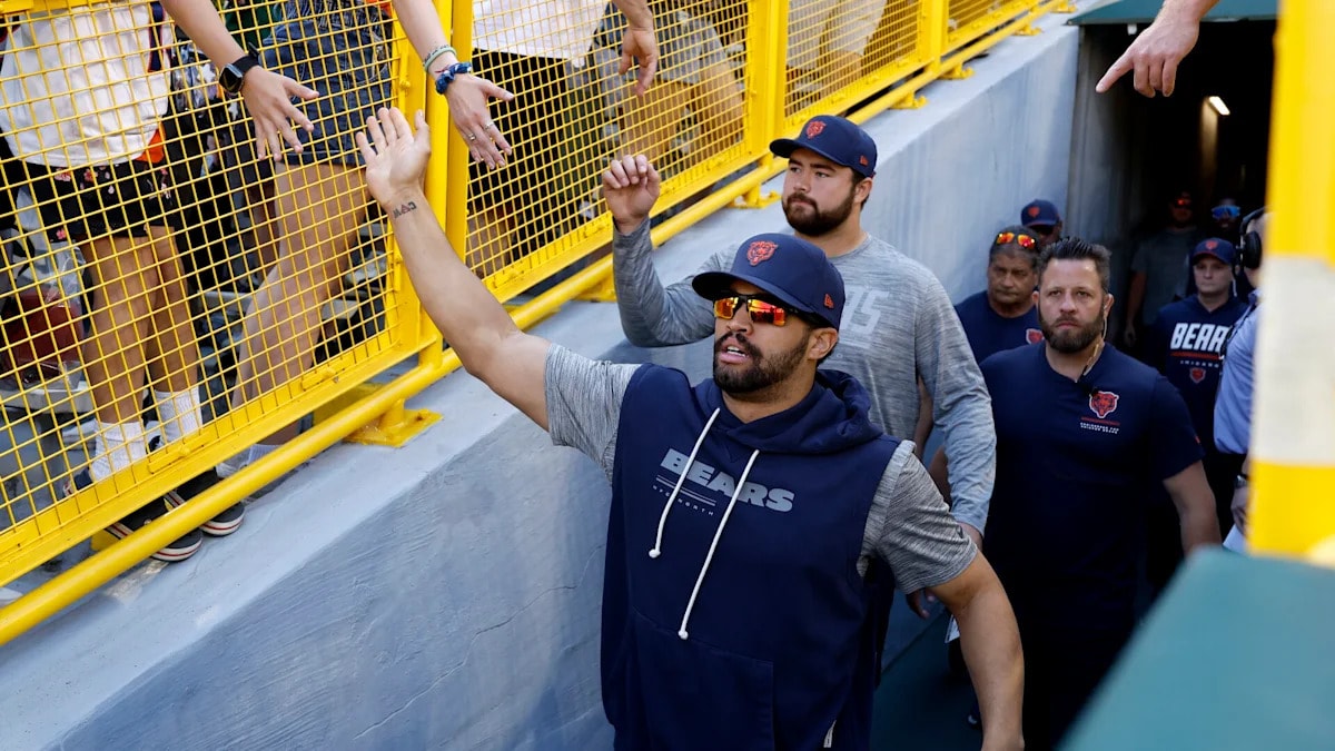 Caleb Williams trending toward a return as the Bears’ backup-led streak ends in loss at Green Bay