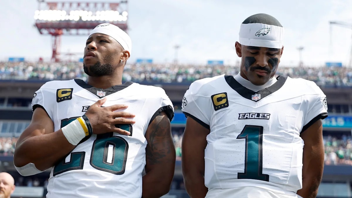 Eagles face another injury report shakeup for Week 5: Saquon Barkley ruled out, Jalen Hurts logs calf issue but expected to play