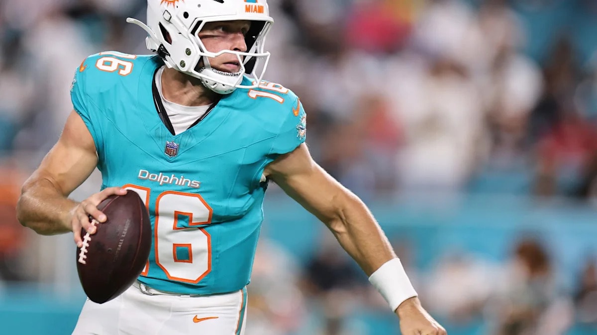 Dolphins move on from Mark Gronowski, bring in Kyle McCord as QB roster tightens