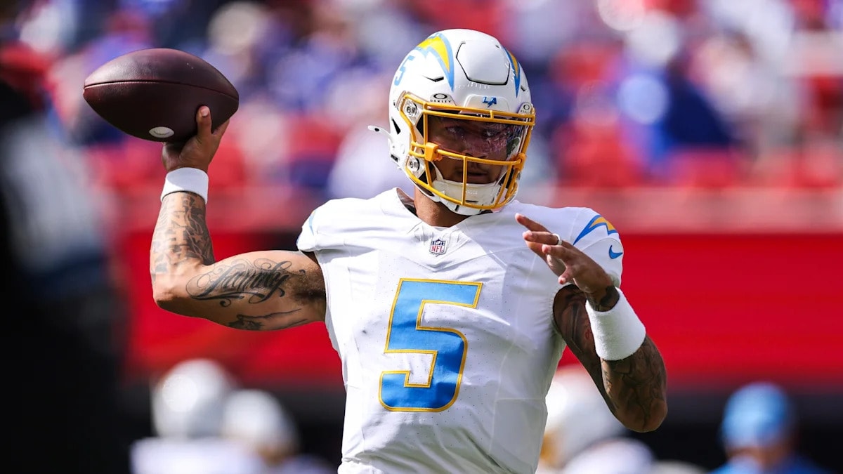 Chargers place Trey Lance on injured reserve ahead of Broncos game, reshaping QB depth